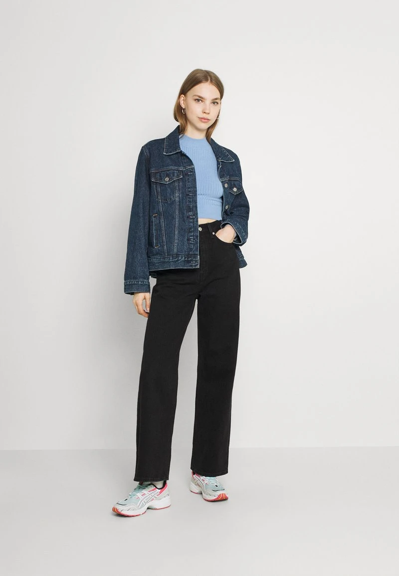 Schlussverkauf ⭐ Even&Odd Damen 2 PACK - Strickpullover - Black/light Blue 🥰 3 Schlussverkauf ⭐ Even&Odd Damen 2 PACK - Strickpullover - Black/light Blue 🥰