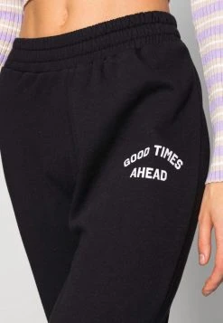 Blitzangebot 👏 Even&Odd Damen Printed Loose Fit Joggers - Jogginghose - Black 😉 -Even Odd Verkäufe 08642b65b602498692ab4ee46a674c4f