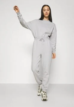 Coupon ✨ Even&Odd Damen SWEAT - Oversized Comfy - Jumpsuit - Light Grey 🎉 -Even Odd Verkäufe 0877860ee22c4a17a09873402f5b10be