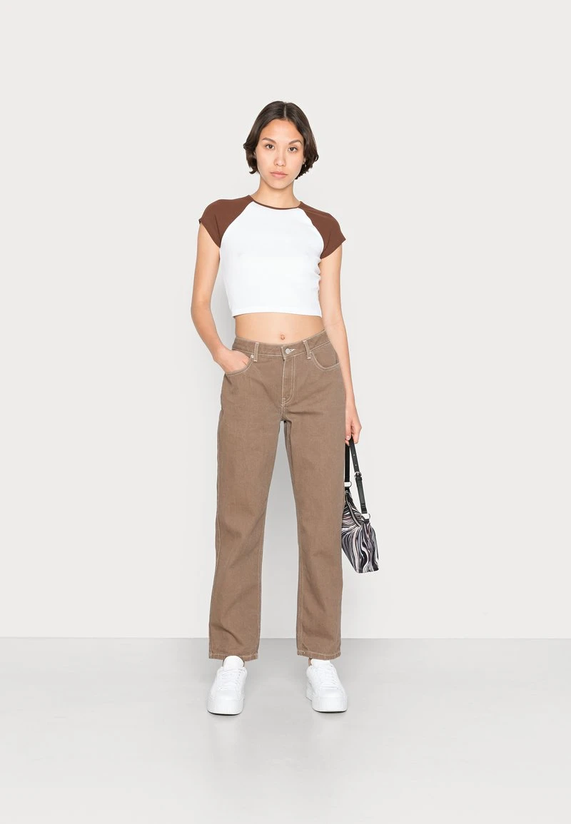 Bestpreis ✨ Even&Odd T-Shirt Basic - White Brown | Damen ✔️ 4 Bestpreis ✨ Even&Odd T-Shirt Basic - White Brown | Damen ✔️ – Bild 2