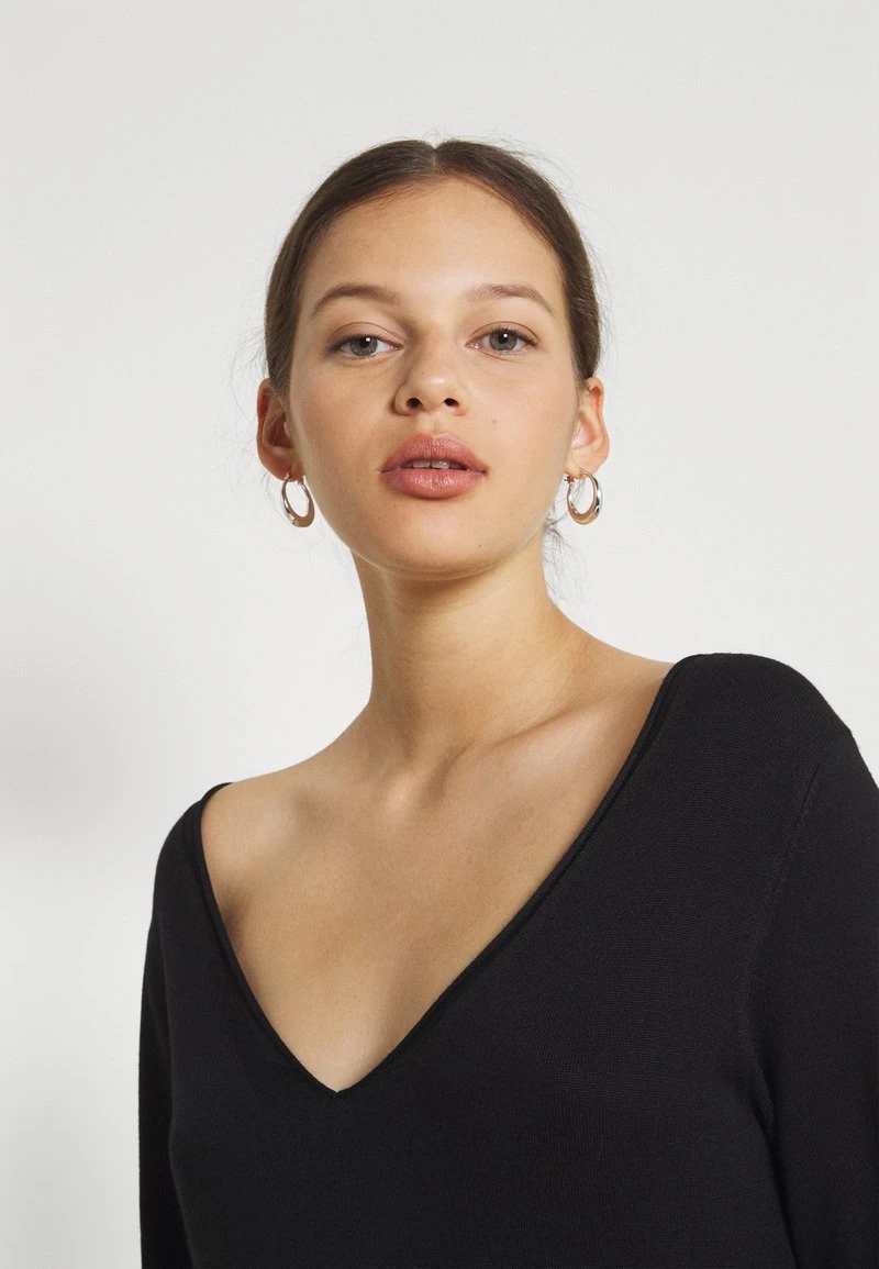 Angebote 🥰 Even&Odd Damen KNIT MAXI V NECK 😀 DRESS WITH SLIT - Strickkleid - Black ❤️ 7 Angebote 🥰 Even&Odd Damen KNIT MAXI V NECK 😀 DRESS WITH SLIT - Strickkleid - Black ❤️ – Bild 5