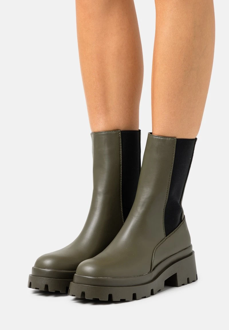 Budget 🥰 Even&Odd Damen Plateaustiefelette - Khaki 🔔 3 Budget 🥰 Even&Odd Damen Plateaustiefelette - Khaki 🔔