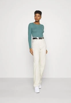 Budget 😍 Even&Odd Damen 2 PACK - Strickpullover - Black/turquoise ✔️