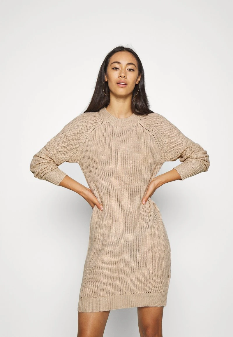 Rabatt 🛒 Even&Odd Damen Strickkleid - Tan ✨ 3 Rabatt 🛒 Even&Odd Damen Strickkleid - Tan ✨