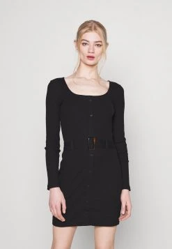 Angebote 💯 Even&Odd Damen Strickkleid - Black 💯