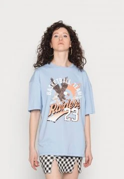Bester Verkauf 🔔 Even&Odd Damen T-Shirt Print - Blue 🌟