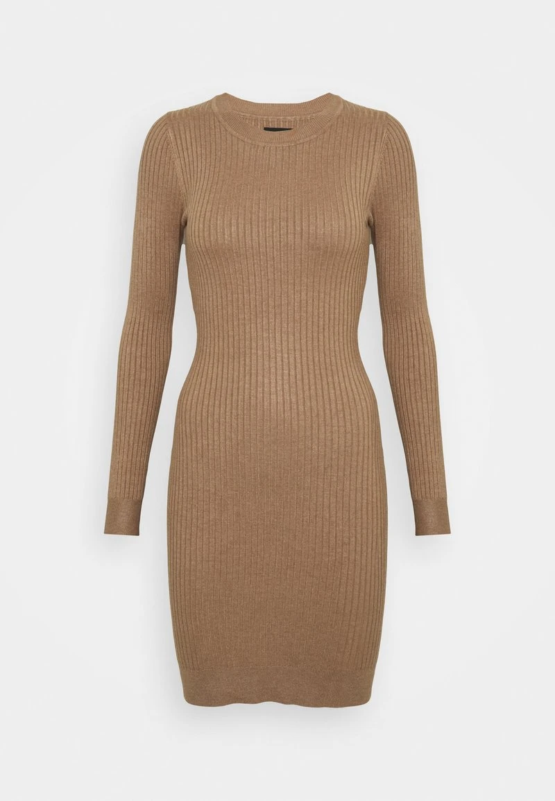 Schlussverkauf 🎁 Even&Odd Damen Knit Mini Wide Rib Basic Dress - Etuikleid - Mottled Dark Brown ✔️ 7 Schlussverkauf 🎁 Even&Odd Damen Knit Mini Wide Rib Basic Dress - Etuikleid - Mottled Dark Brown ✔️ – Bild 5
