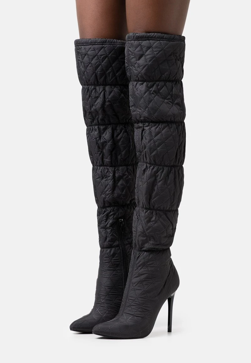 Auslauf 🌟 Even&Odd Damen Overknees - Black 🎉 3 Auslauf 🌟 Even&Odd Damen Overknees - Black 🎉