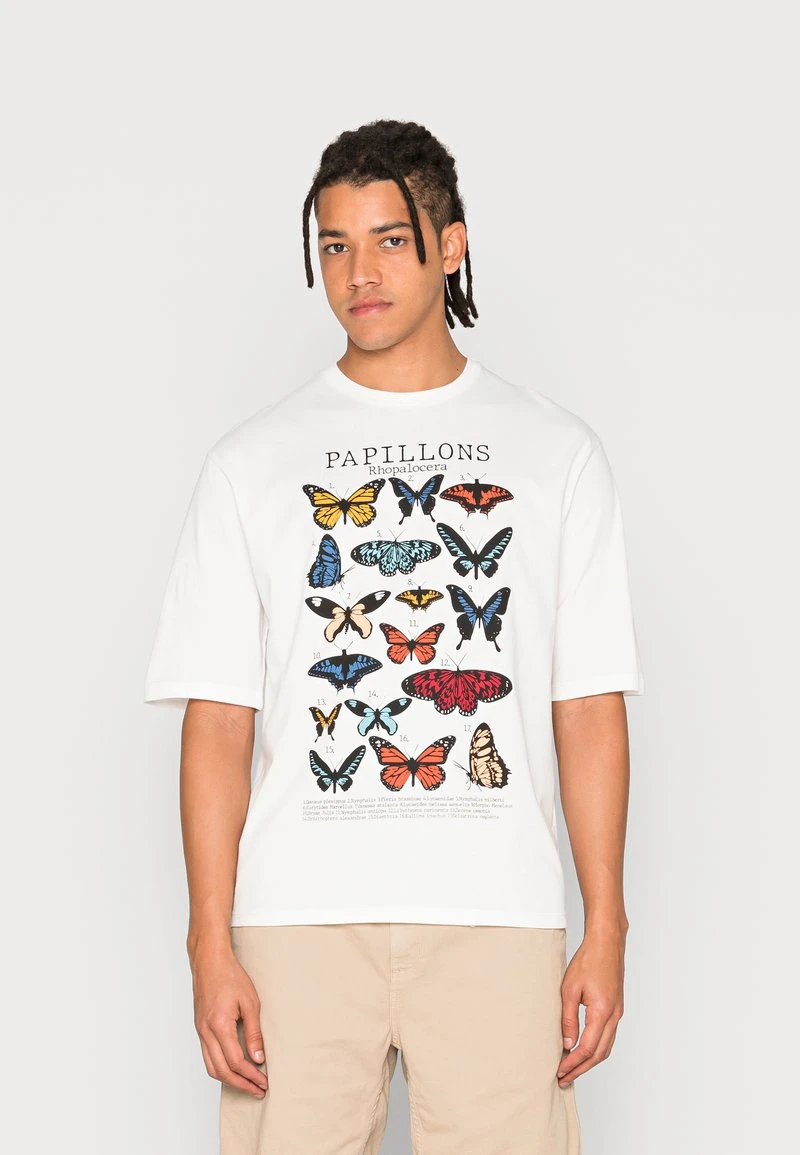 Angebote 🎁 Even&Odd Unisex T-Shirt Print - Off-white 🔥 3 Angebote 🎁 Even&Odd Unisex T-Shirt Print - Off-white 🔥