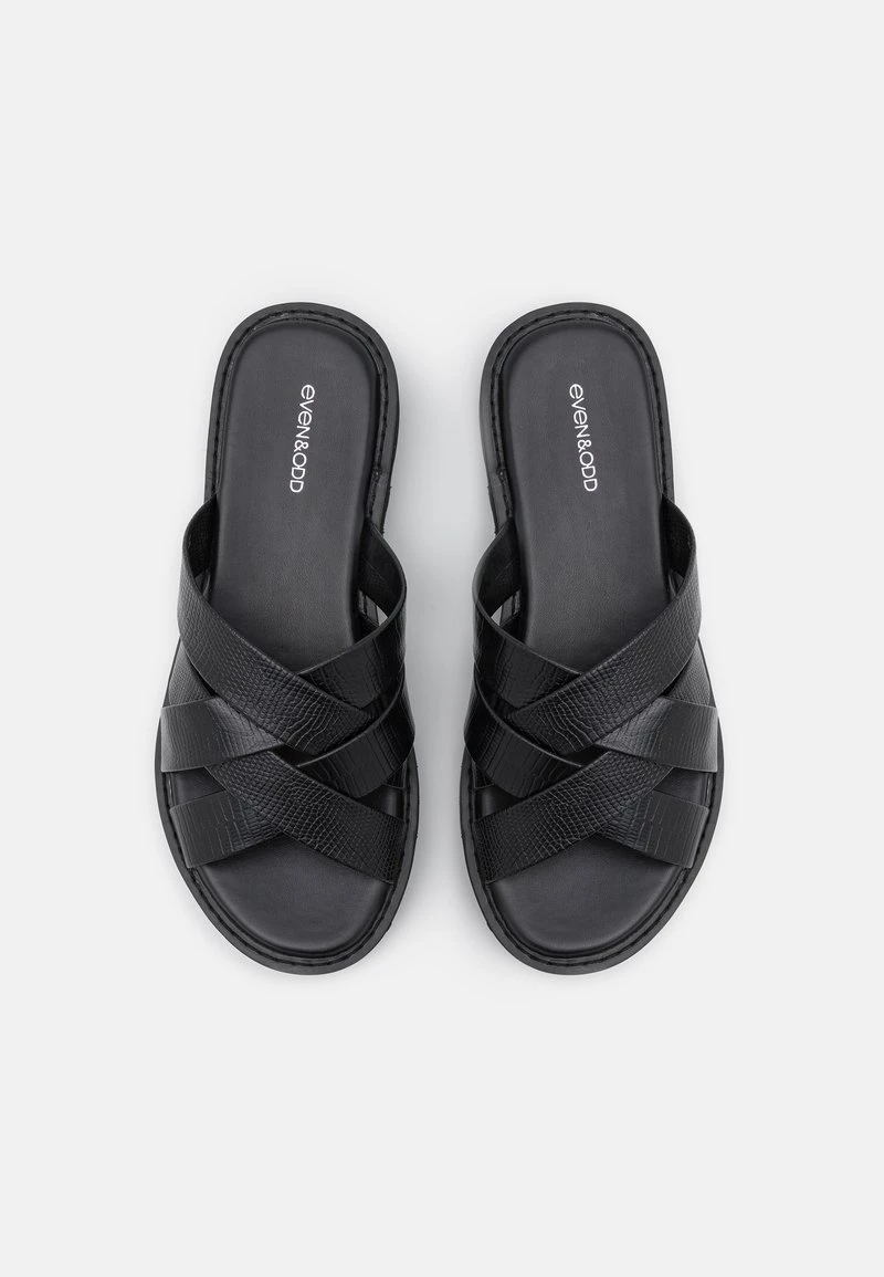 Aktion 😉 Even&Odd Damen Pantolette Flach - Black 😉 8 Aktion 😉 Even&Odd Damen Pantolette Flach - Black 😉 – Bild 6