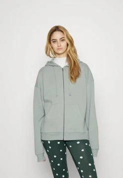 Blitzangebot 🎁 Even&Odd Damen OVERSIZED HOODED ZIP JACKET - Sweatjacke - Light Green ⌛