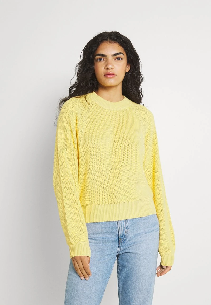 Rabatt 😀 Even&Odd VOLUME SLEEVE JUMPER - Strickpullover - Light Yellow | Damen ⌛ 3 Rabatt 😀 Even&Odd VOLUME SLEEVE JUMPER - Strickpullover - Light Yellow | Damen ⌛