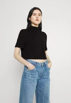 Bester Verkauf ⭐ Even&Odd Damen T-Shirt Basic - Black ✨ -Even Odd Verkäufe 2567b1e83e314aaf9aed6976fbaf5905