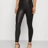 Besorgen 🔥 Even&Odd Damen PU LEGGINGS WITH PUNTO INSERTS - Leggings - Hosen - Black 🔥 -Even Odd Verkäufe 293acf6629d24962850ae3295343ee4b
