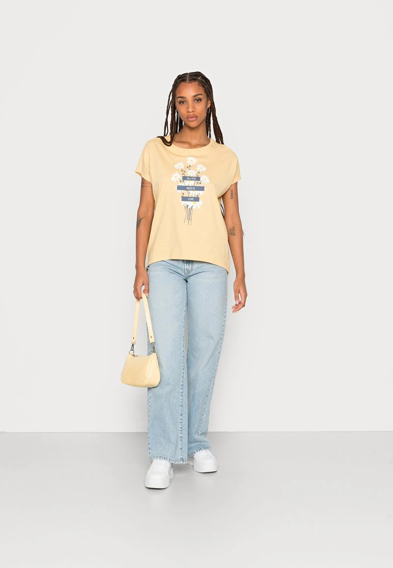 Großhandel 🛒 Even&Odd Damen T-Shirt Print - Yellow ⌛ 4 Großhandel 🛒 Even&Odd Damen T-Shirt Print - Yellow ⌛ – Bild 2