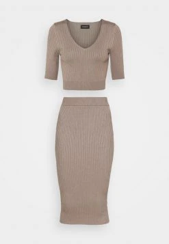 Brandneu 👍 Even&Odd Damen STRICK KNITWEAR SET - Bleistiftrock - Taupe 🧨 -Even Odd Verkäufe 2cc20e37c13e472eadbcb1d68700207d