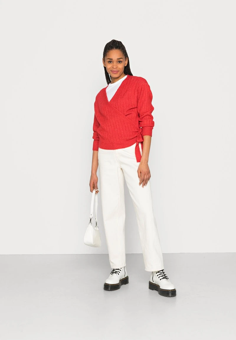 Billig 🤩 Even&Odd Damen WRAPPED CARDIGAN - Strickjacke - Red ⌛ 4 Billig 🤩 Even&Odd Damen WRAPPED CARDIGAN - Strickjacke - Red ⌛ – Bild 2