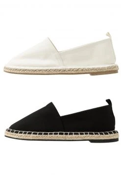 Angebote 👏 Even&Odd Damen 2 PACK - Espadrille - Black/white 🔥 -Even Odd Verkäufe 3092cb8fd48e46659ce1c79a41d5f828
