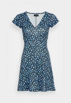 Aktion ⌛ Even&Odd Damen Jerseykleid - Black/blue 🎁 -Even Odd Verkäufe 3152ac45b01d41ddae501b56cbbf095e