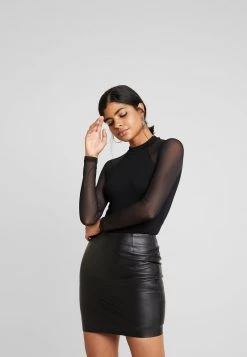 Bestpreis ✨ Even&Odd Damen BODYSUIT - Langarmshirt - Black 🥰