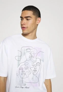 Aktion ⌛ Even&Odd UNISEX - T-Shirt Print - White ❤️ -Even Odd Verkäufe 332f53e131f34340ab15913fed487b0a