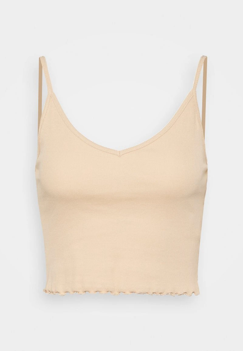 Blitzangebot ✔️ Even&Odd Damen STRAPPY LETTUCE CROP 3 PACK - Top - White/beige/brown ✔️ 6 Blitzangebot ✔️ Even&Odd Damen STRAPPY LETTUCE CROP 3 PACK - Top - White/beige/brown ✔️ – Bild 4