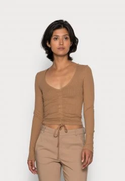 Coupon ⌛ Even&Odd Damen Langarmshirt - Brown 🤩