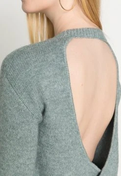 Bestes Angebot 🎁 Even&Odd Damen BACK DETAIL - Strickpullover - Green ✨ -Even Odd Verkäufe 3b3a9e1938f14abe93d3f9e540605009