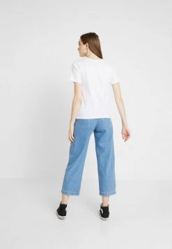 Bestes Angebot ⌛ Even&Odd Damen T-Shirt Print - White 😀 -Even Odd Verkäufe 417b1af79414426f99863225a39388c8