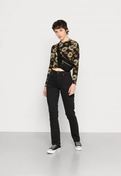 Auslauf 😀 Even&Odd Damen 2 PACK - Langarmshirt - Black/yellow ⌛