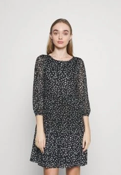 Großhandel ✨ Even&Odd Damen Freizeitkleid - Black/white/yellow 🌟