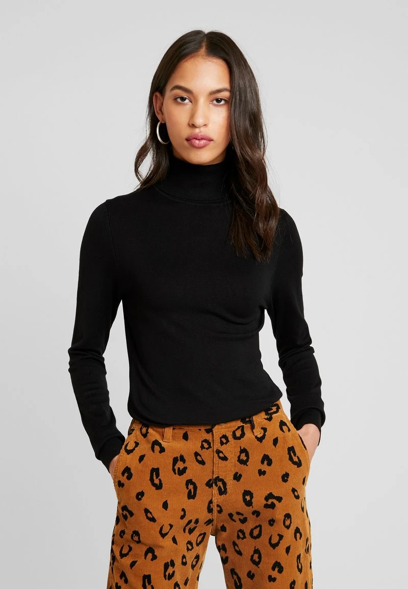 Bestpreis 🛒 Even&Odd BASIC TURTLE NECK JUMPER - Strickpullover - Black | Damen 👏 3 Bestpreis 🛒 Even&Odd BASIC TURTLE NECK JUMPER - Strickpullover - Black | Damen 👏