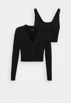 Bestes Angebot 💯 Even&Odd Damen SET - Strickjacke - Black ❤️