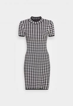 Coupon 🔔 Even&Odd Damen Strickkleid - Black/white 🧨 -Even Odd Verkäufe 567e1c663560468baea3fcb1abf91c65