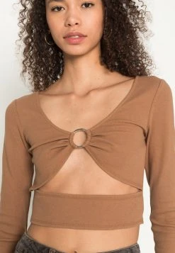 Am billigsten ✨ Even&Odd Damen Langarmshirt - Brown 🔥 -Even Odd Verkäufe 56a06714e1b34f4da9327c840fe3aa3b