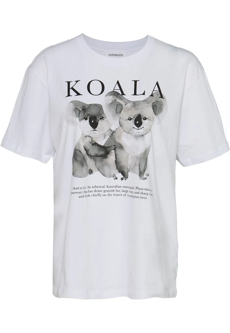 Bestpreis 😍 Even&Odd Damen T-Shirt Print - White ❤️ 5 Bestpreis 😍 Even&Odd Damen T-Shirt Print - White ❤️ – Bild 3