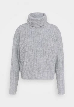 Billig 🎁 Even&Odd Damen Strickpullover - Light Grey ✨