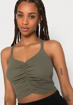 Coupon 🤩 Even&Odd Damen Top - Khaki ✔️ -Even Odd Verkäufe 58bb4832e7b04863a0efcff4bac7838a