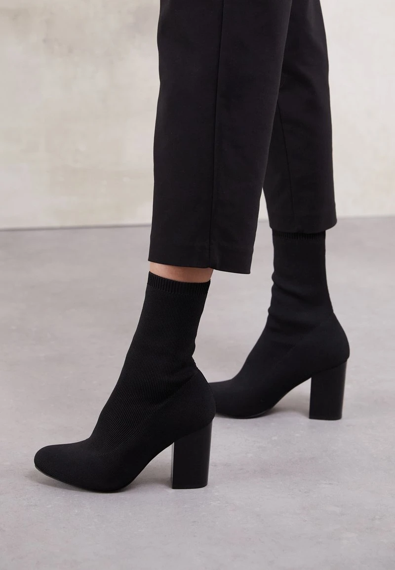 Rabatt 🛒 Even&Odd Damen High Heel Stiefelette - Black ✨ 7 Rabatt 🛒 Even&Odd Damen High Heel Stiefelette - Black ✨ – Bild 5