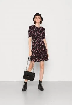 Bestpreis 💯 Even&Odd Damen Jerseykleid - Black/multi Coloured ❤️ -Even Odd Verkäufe 5ad989586dc647a287f7c3fcd74102e4