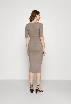 Brandneu 👍 Even&Odd Damen STRICK KNITWEAR SET - Bleistiftrock - Taupe 🧨 -Even Odd Verkäufe 5e9ba058dc26420ea24664aa4cf324f8