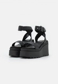 Auslauf 🥰 Even&Odd Damen Plateausandalette - Black ⭐ -Even Odd Verkäufe 5f3624d4c1a241c4b5f800f4b8554833