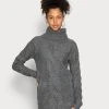 Bester Verkauf ✨ Even&Odd Strickkleid - Mottled Dark Grey | Damen ⭐ -Even Odd Verkäufe 5f79c57b8c1842c99e812949a99be43e