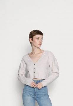 Bestes Angebot 😀 Even&Odd Damen CROPPED STRUCTURED CARDIGAN - Strickjacke - Beige ❤️