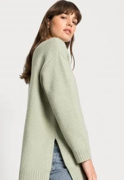 Aktion 💯 Even&Odd Damen Strickpullover - Green 🌟 -Even Odd Verkäufe 622a21363da54bed852e66622cc9cc6a