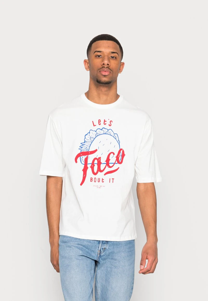 Auslauf 🔔 Even&Odd UNISEX - T-Shirt Print - Off White 💯 3 Auslauf 🔔 Even&Odd UNISEX - T-Shirt Print - Off White 💯