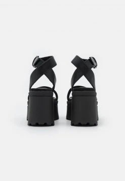 Auslauf 🥰 Even&Odd Damen Plateausandalette - Black ⭐ -Even Odd Verkäufe 62ed5a7d662240eb807f4fc1c1cfd3ac