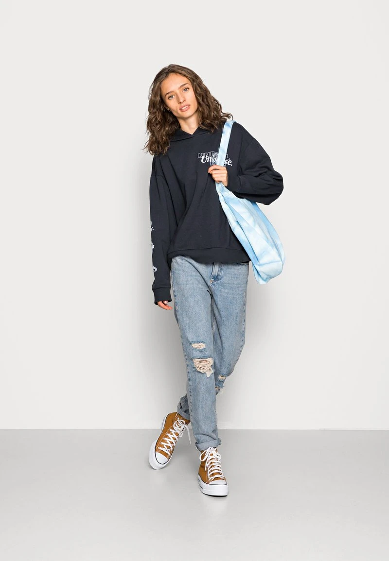 Brandneu ✔️ Even&Odd Cosmic Printed Hoodie Oversized - Kapuzenpullover - Dark Grey | Damen ⌛ 4 Brandneu ✔️ Even&Odd Cosmic Printed Hoodie Oversized - Kapuzenpullover - Dark Grey | Damen ⌛ – Bild 2