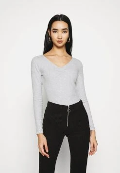 Budget ✔️ Even&Odd Damen Langarmshirt - Light Grey ⌛