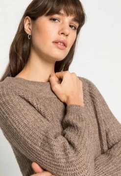 Aktion ⌛ Even&Odd Damen OFF SHOULDER JUMPER - Strickpullover - Mottled Beige ✔️ -Even Odd Verkäufe 6b60cdc3383e4d8297fd51f5d75ef164